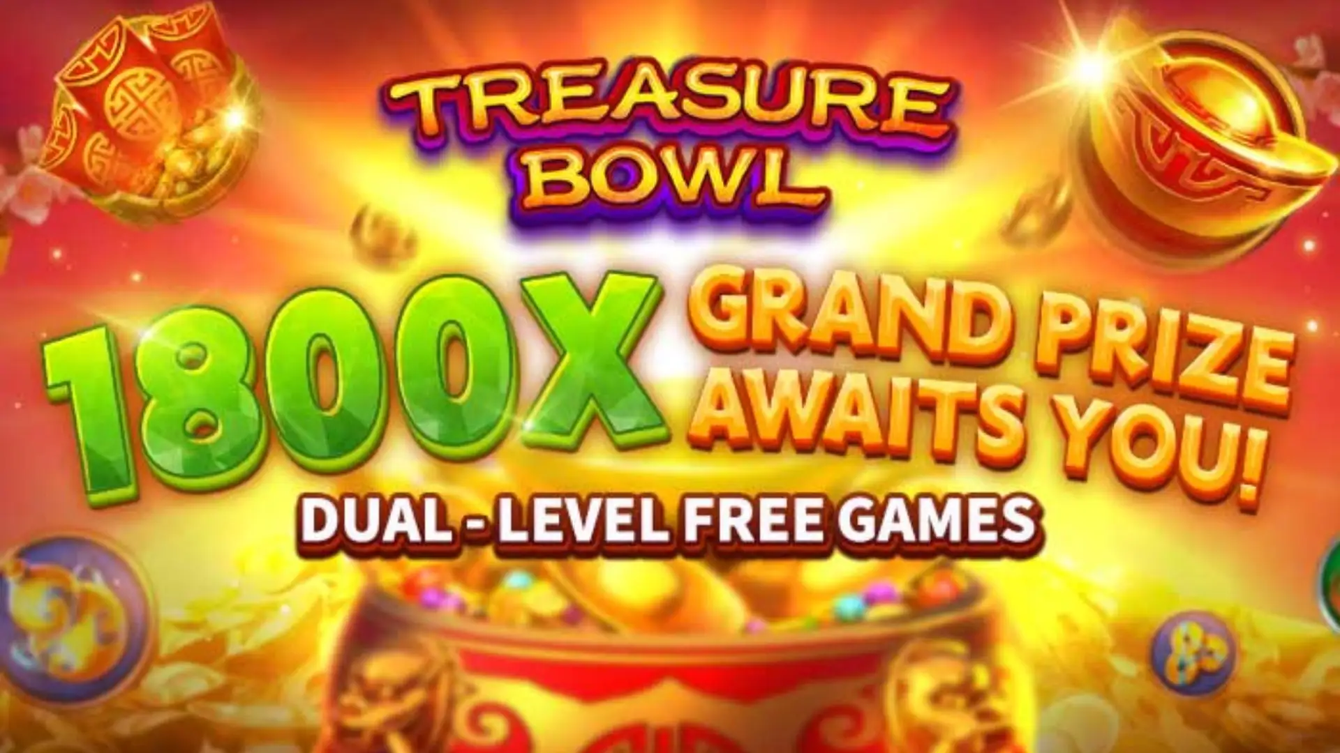 Multiplicadores Treasure Bowl kw777 - 7777x Máximo com Tigela Dourada